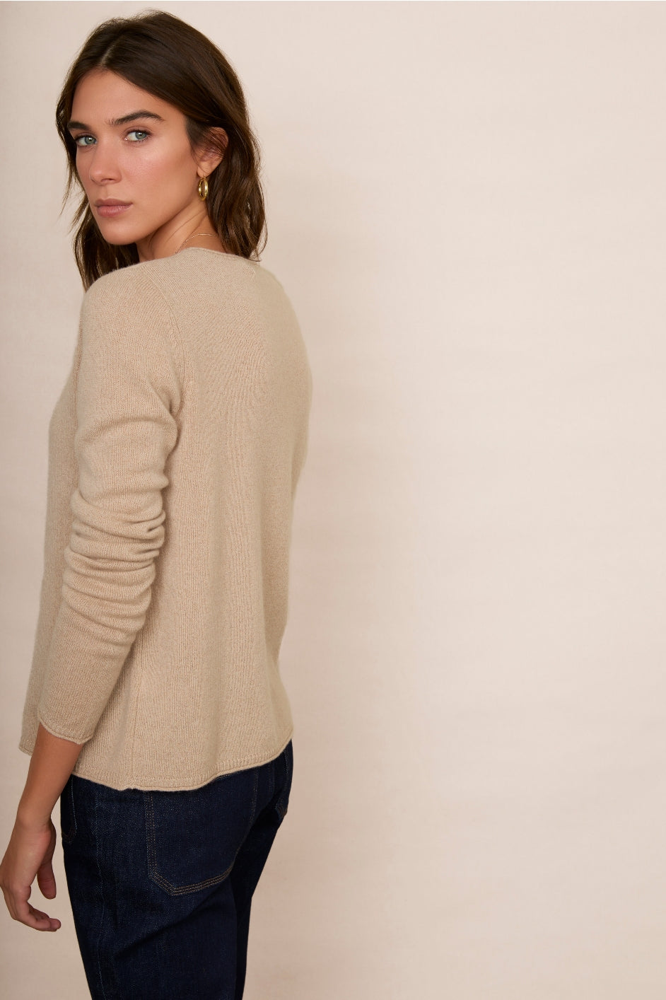 Chrissie Cashmere Jumper - Oat