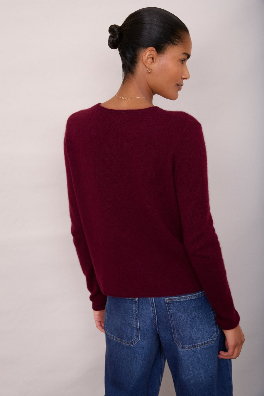 Chrissie Cashmere Jumper - Plum