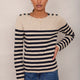 Clemence Jumper - Oat/Midnight Stripe