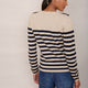 Clemence Jumper - Oat/Midnight Stripe