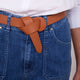 Wrap Leather Belt - Tan