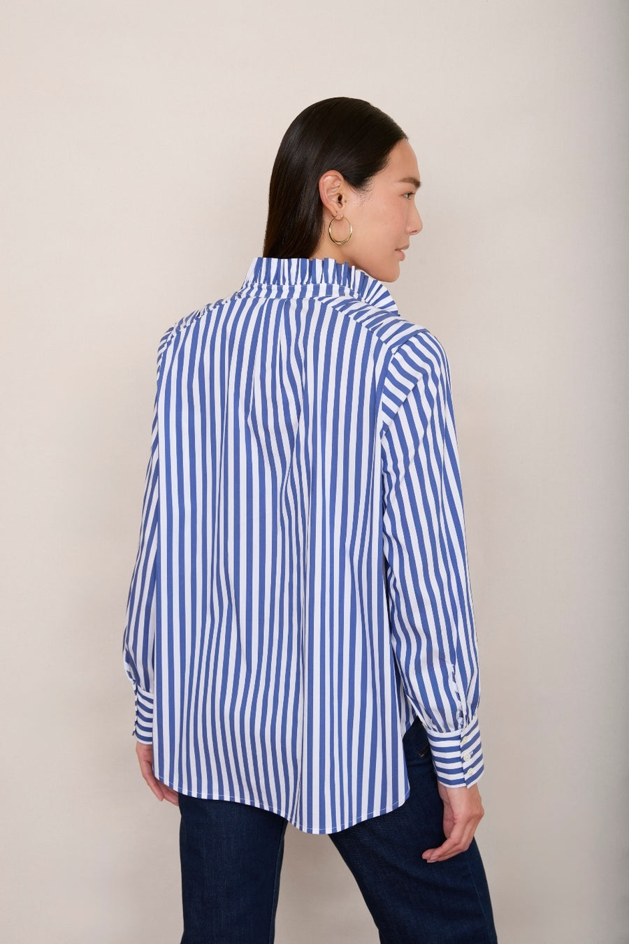 Clemmy Shirt - Blue Stripe