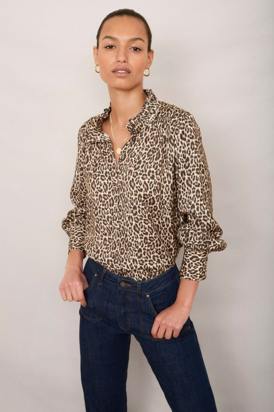 Clemmy Shirt - Leopard