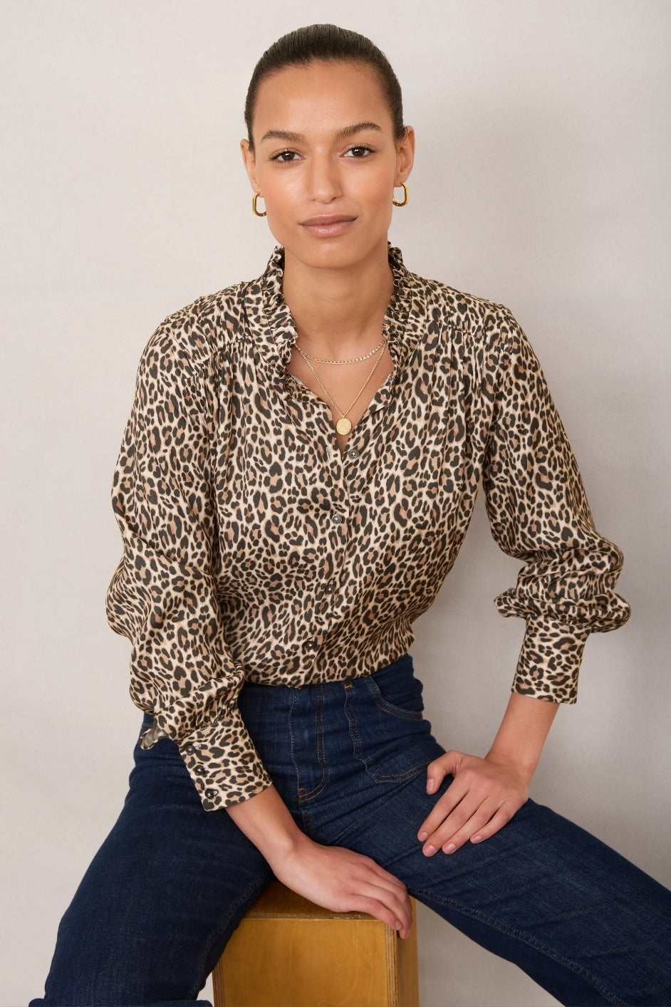 Clemmy Shirt - Leopard