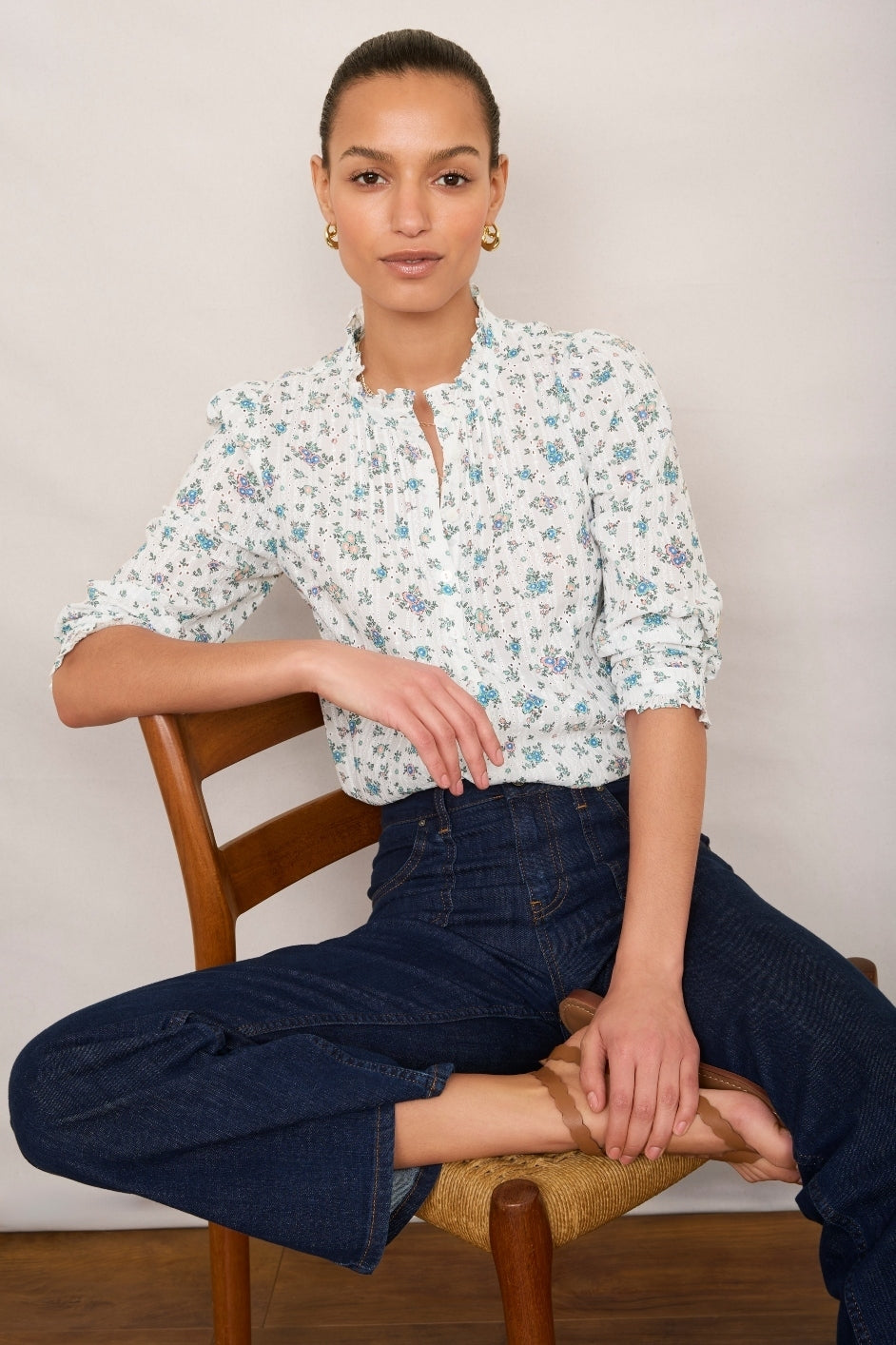 Coco Blouse - Floral Broderie