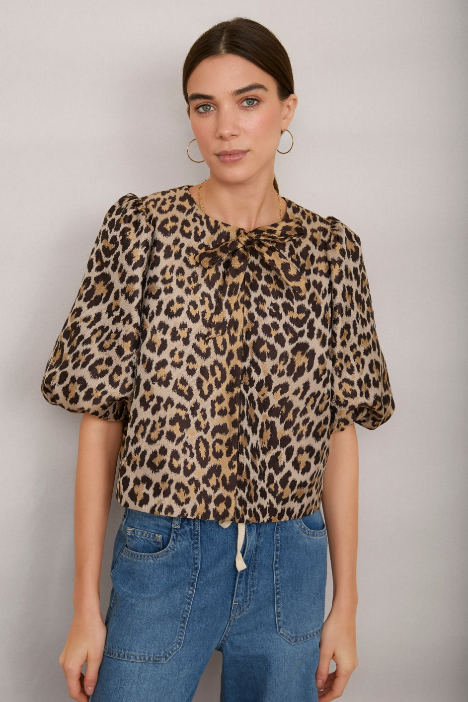 Coral Top - Leopard