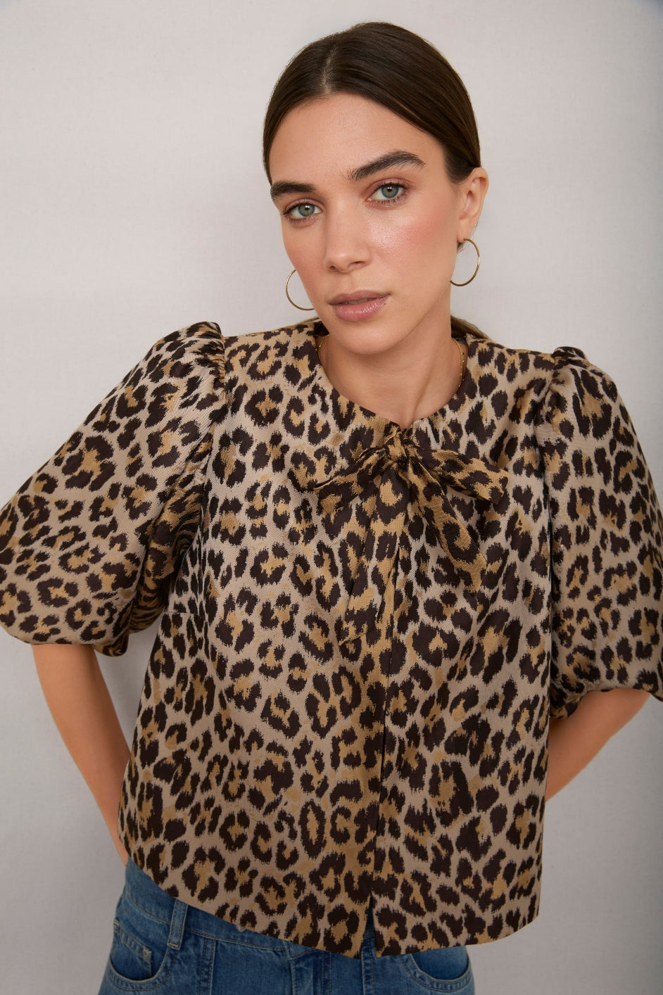 Coral Top - Leopard