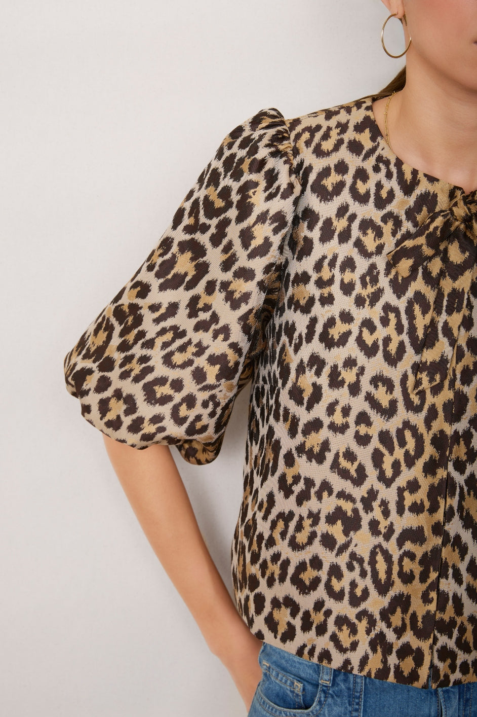 Coral Top - Leopard