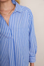 DB X Wyse Cotton Shirt - Blue Stripe