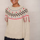 DB X Wyse Fairisle Jumper - Oat Marl