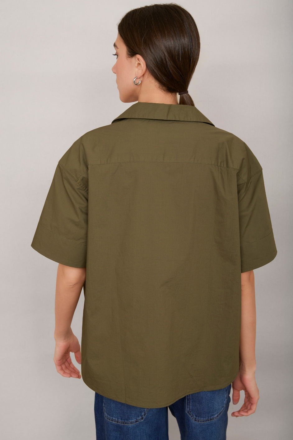 DB X Wyse Short Sleeved Cotton Shirt - Khaki