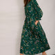 Della Dress - Green Floral