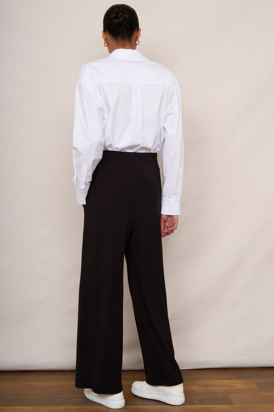 Delphine Pull On Trouser - Black