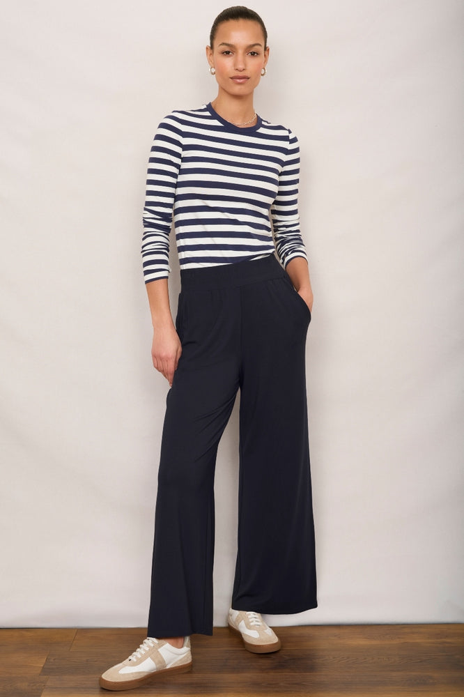 Delphine Pull On Trouser - Midnight