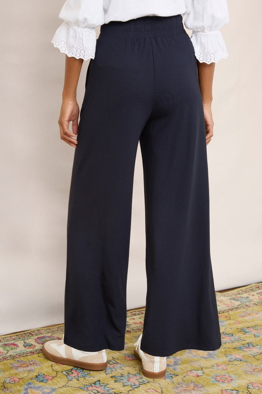 Delphine Pull On Trouser - Midnight