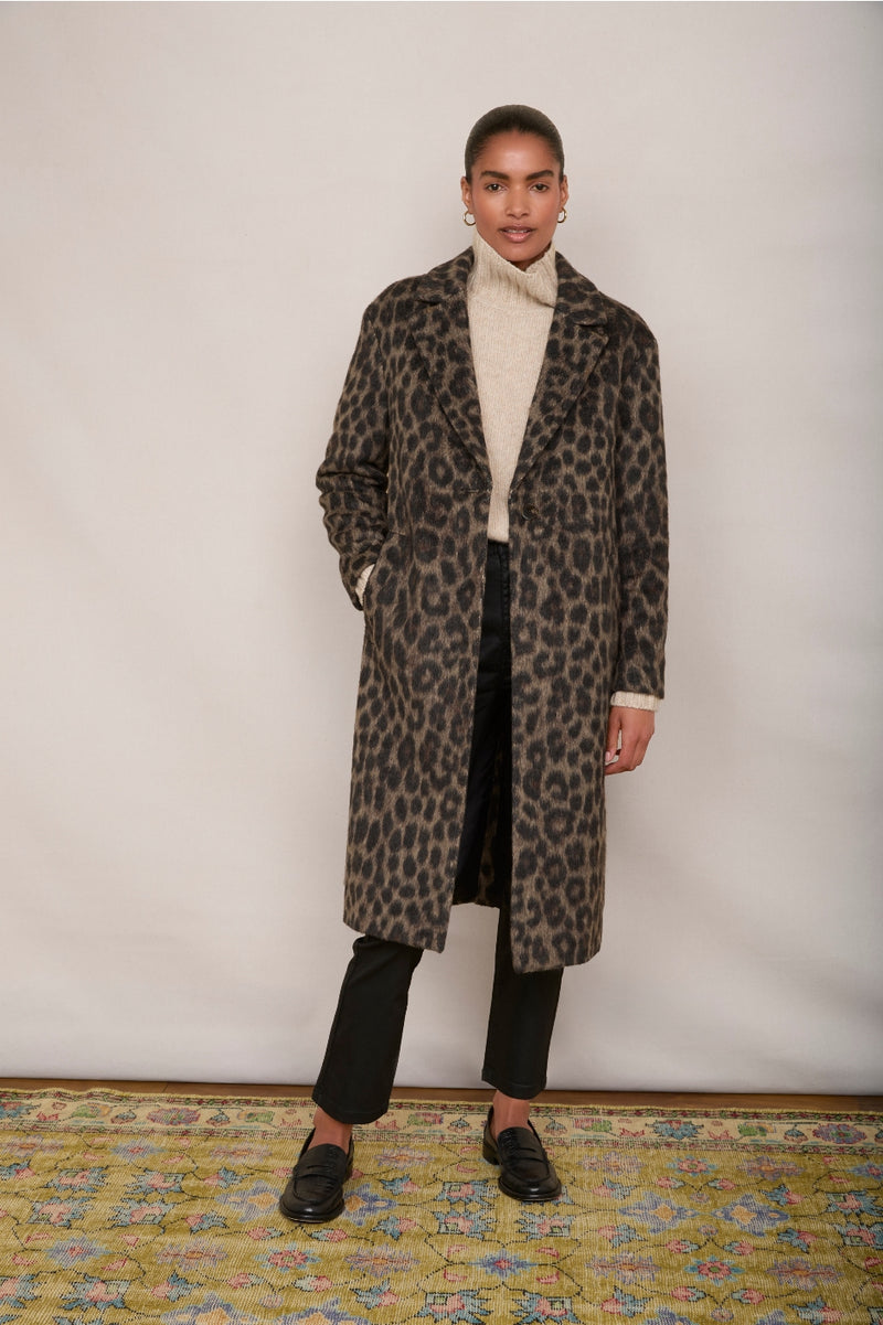 Dora Coat - Leopard