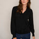 Gigi Tie Neck Jumper - Black