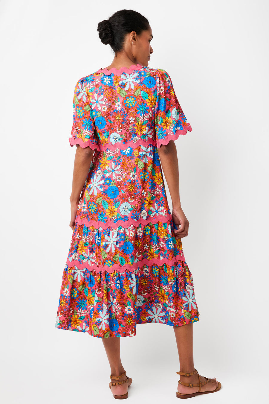 EF X Wyse Dana Ric Rac Dress - Multi