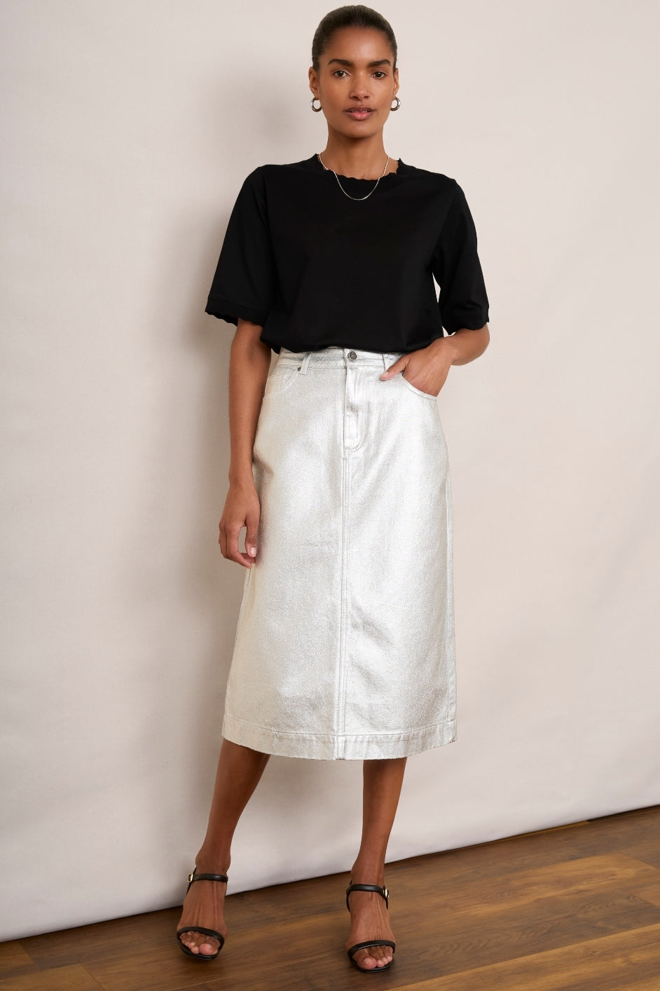 Eden Skirt - Silver