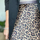 Ella Silk Skirt - Leopard