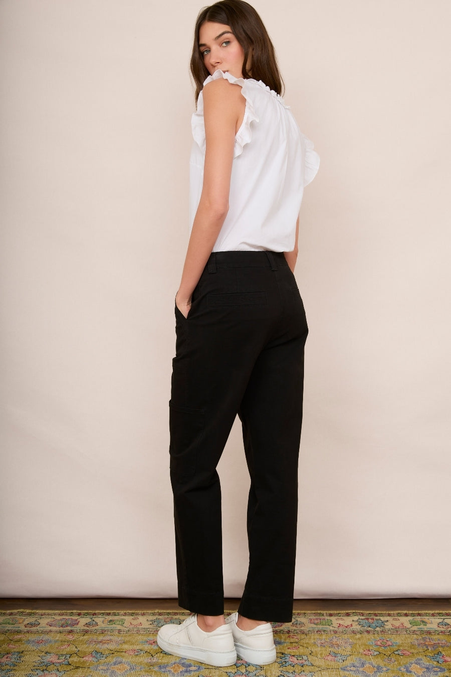 Ellena Cargo Trouser - Black