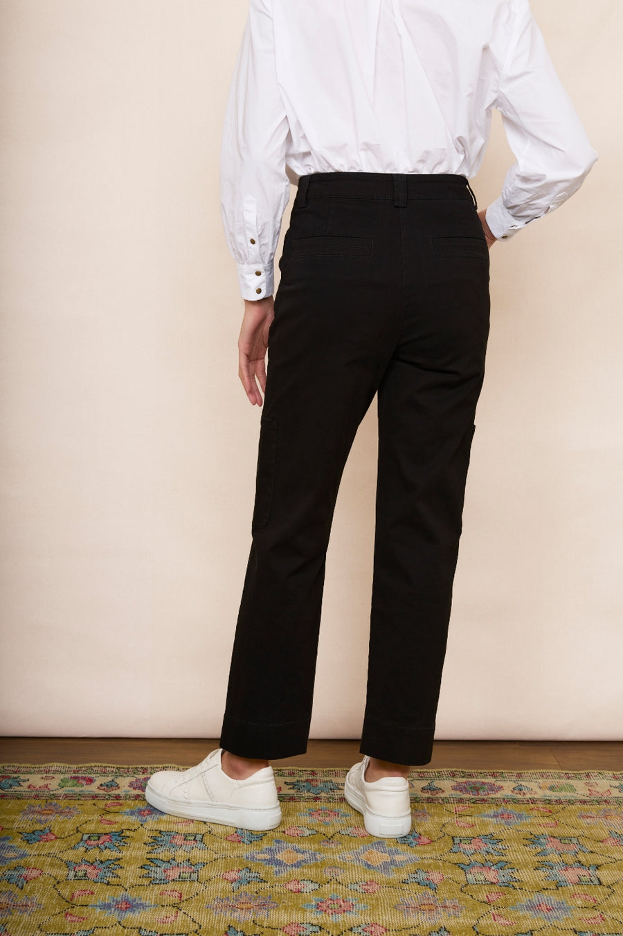 Ellena Cargo Trouser - Black