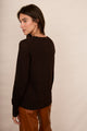 Fleurine Scallop Jumper - Cocoa