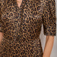 Fabienne Silk Dress - Leopard