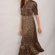 Fabienne Silk Dress - Leopard