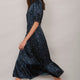 Fabienne Silk Dress - Midnight Spot