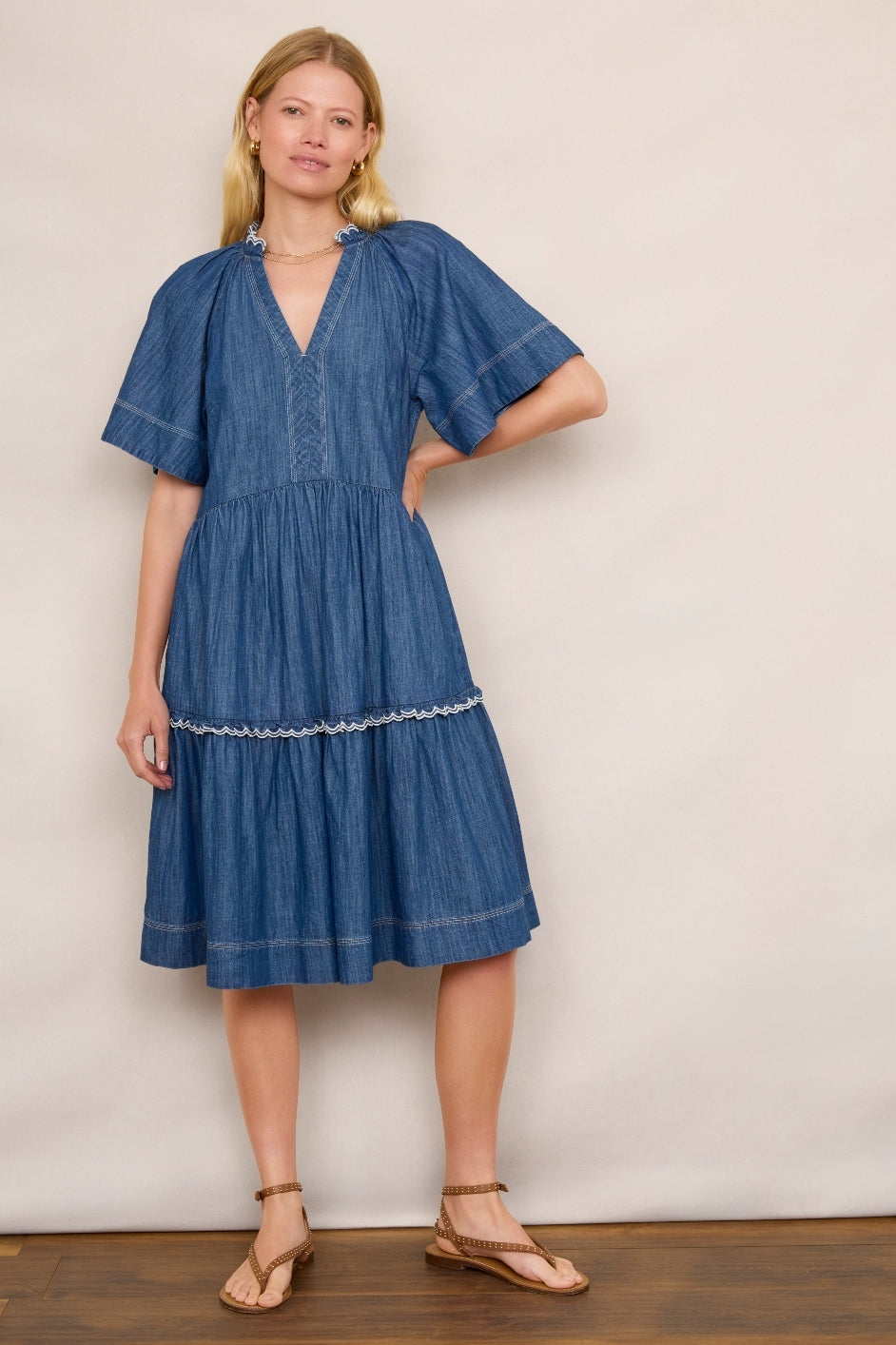 Felicity Dress - Denim