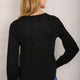 Fleurine Scallop Jumper - Black