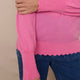 Fleurine Scallop Jumper - Candy Pink