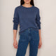 Fleurine Scallop Jumper - Denim Blue