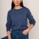 Fleurine Scallop Jumper - Denim Blue