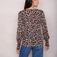 Fleurine Scallop Jumper - Leopard