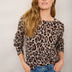 Fleurine Scallop Jumper - Leopard