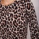 Fleurine Scallop Jumper - Leopard