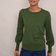 Fleurine Scallop Jumper - Peridot