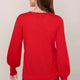 Fleurine Scallop Jumper - Poppy Red