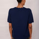 Fleurine Scallop T-Shirt - Midnight