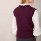 Fleurine Scallop Tank - Deep Plum