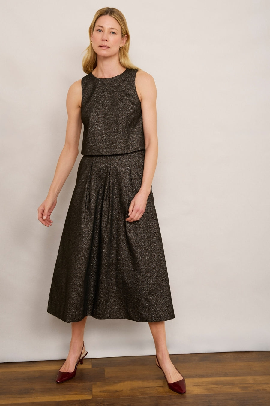 Florence Skirt - Bronze Sparkle