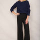 Flori Carpenter Wide Leg Trouser - Black