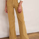 Flossie Carpenter Flare Cord Trouser - Latte