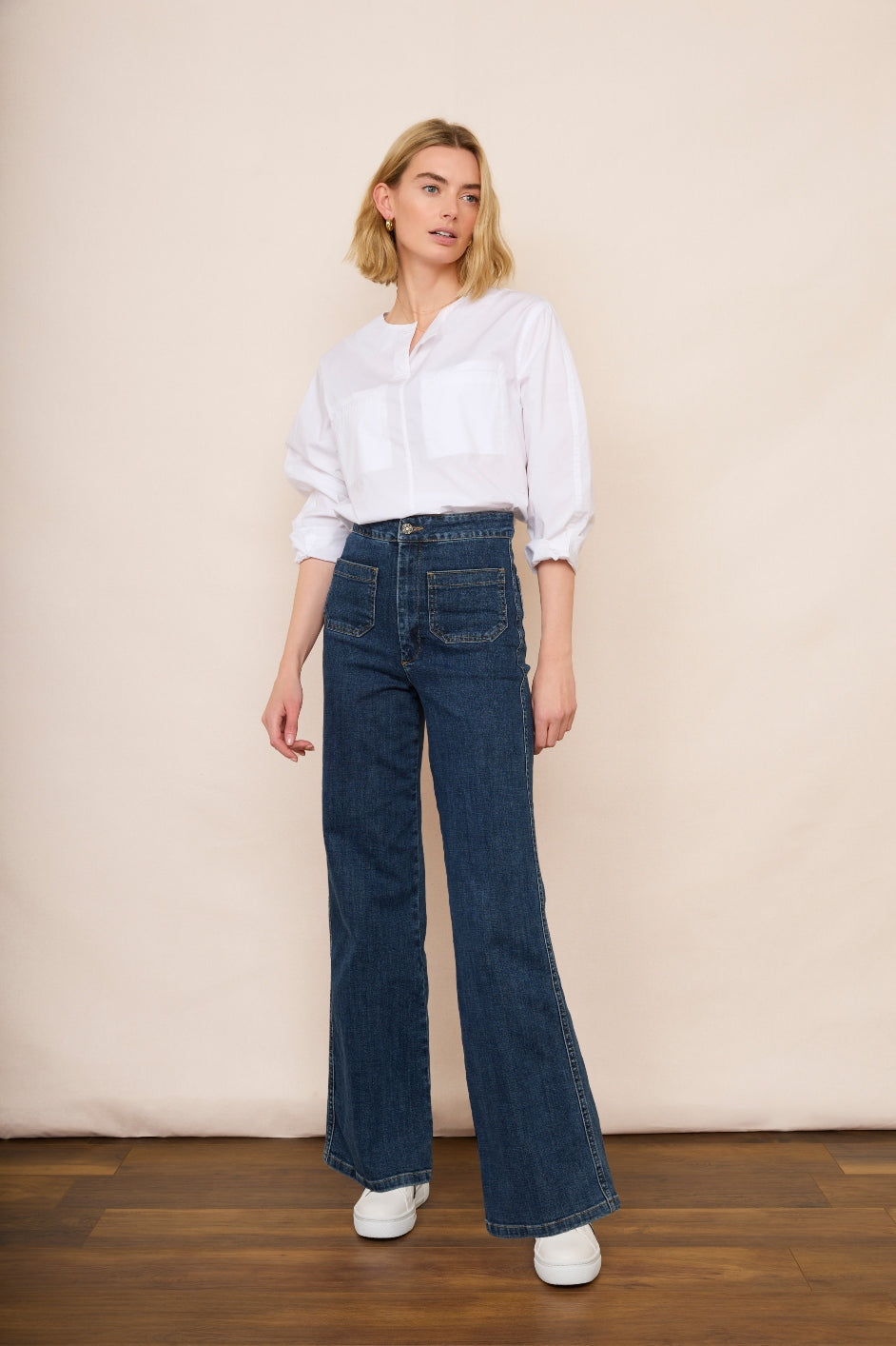 Flossie Flare Jean - Rinse Wash - Longer Length