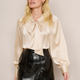 Clea Silk Blouse - Oyster