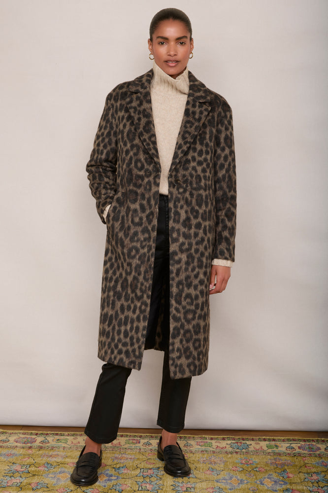 Dora Coat - Leopard