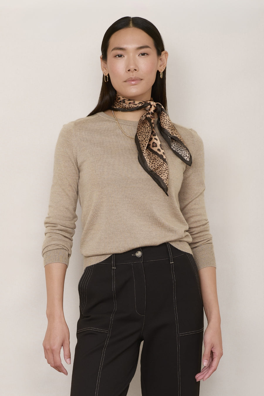 Fleur Merino Jumper - Taupe