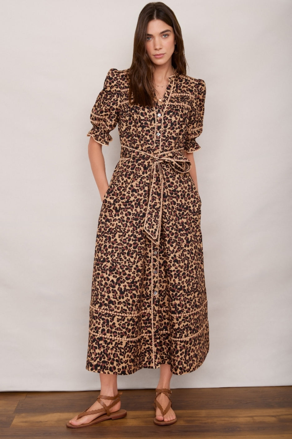 Annie Dress - Leopard